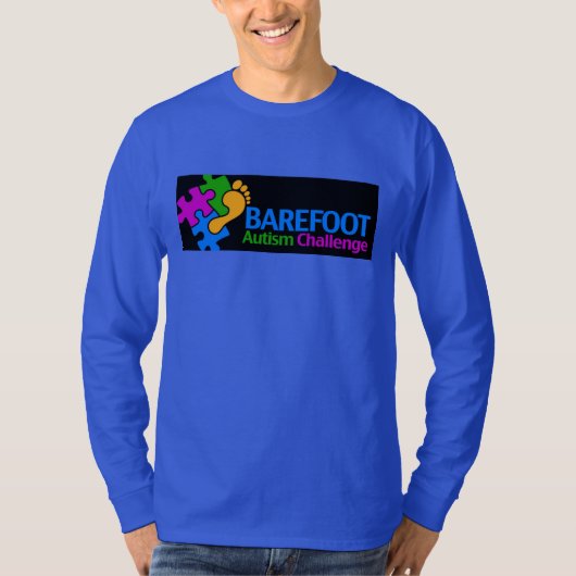 BAC-Mannen met lange basishoes T-shirt (Voorkant)