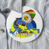 BaC Stuff Surdo Special K Samba Batucada Brasil Ronde Button 6,0 Cm (In situ)