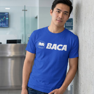 BACA - Indonesisch Parodie Merk Bank Logo T-shirt