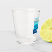 Bacalar-lagune Mexico Shot Glas (Links)