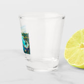 Bacalar-lagune Mexico Shot Glas (Rechts)