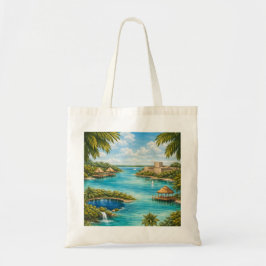 Bacalar Lagune Tropisch Paradijs Tote Bag