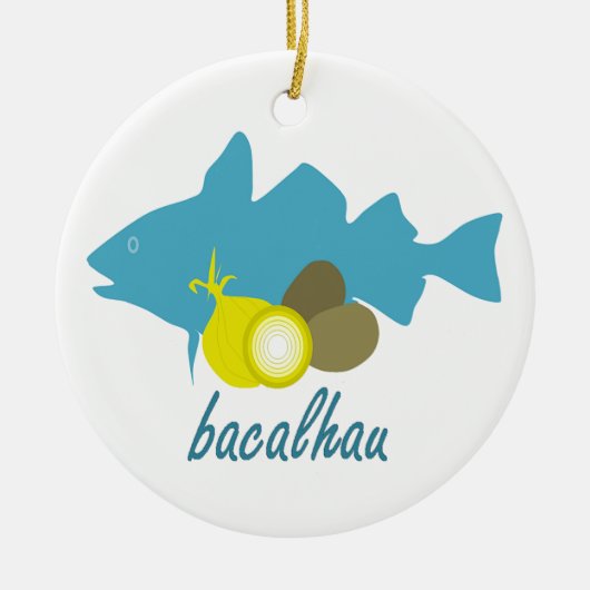 Bacalhau Keramisch Ornament (Voorkant)