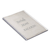 bacardi van tony fernandes notitieboek (Rechterzijde)