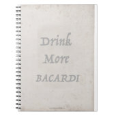 bacardi van tony fernandes notitieboek (Voorkant)