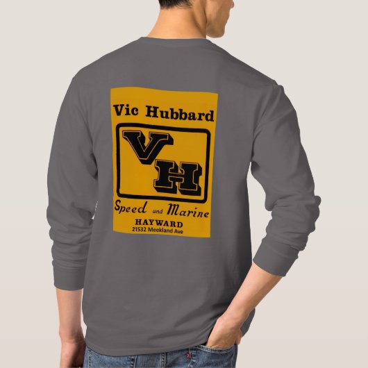 BACC Vic Hubbard Long hoeve Dark Grey T-shirt (Achterkant)