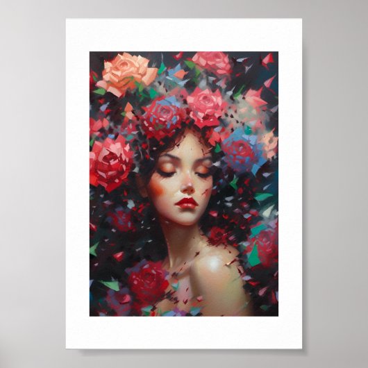 Baccara-Roos Poster (Voorkant)