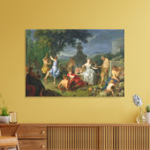 Bacchanal, 1719 (olie op doek) canvas afdruk (Insitu (Woonkamer))