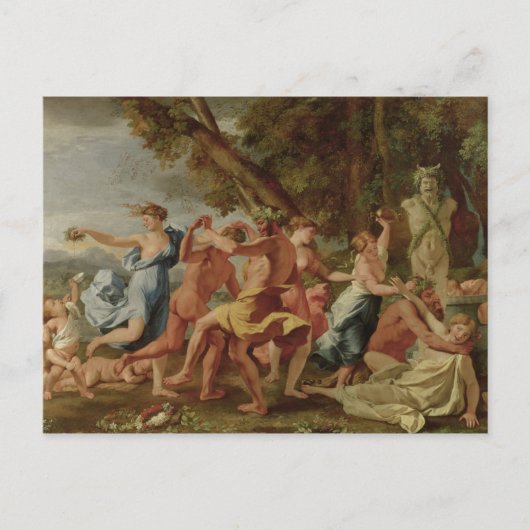 Bacchanal before a Herm, c.1634 Briefkaart (Voorkant)