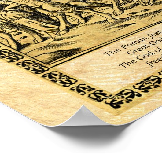 BACCHANALIA, God Bacchus Poster (Hoek)