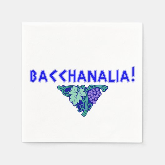 Bacchanalia! Servet (Voorkant)