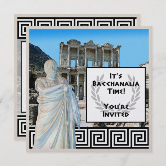 Bacchanalia Time Kaart (Voorkant / Achterkant)