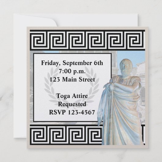 Bacchanalia Time Kaart (Achterkant)