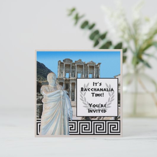 Bacchanalia Time Kaart (Staand voorkant)