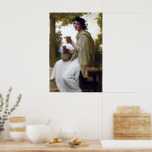 Bacchante door William-Adolphe Bouguereau Poster (Keuken)