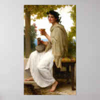 Bacchante door William Bouguereau