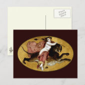 Bacchante op een panter briefkaart (Voorkant / Achterkant)