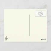Bacchante op een panter briefkaart (Achterkant)