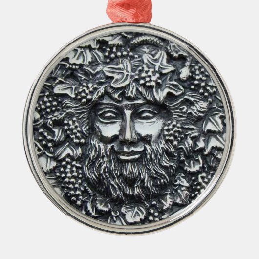 Bacchus 1 metalen ornament (Voorkant)