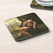 Bacchus, c.1695 (olie op canvas) drankjes onderzetter (Linkerzijde)