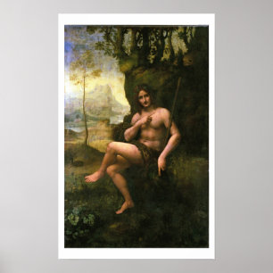 Bacchus, c.1695 (olie op canvas) poster