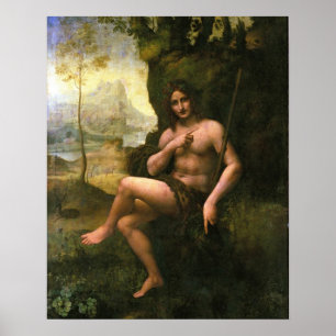 Bacchus, c.1695 (olie op canvas) poster