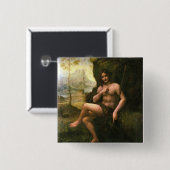 Bacchus, c.1695 (olie op canvas) vierkante button 5,1 cm (Voorkant /achterkant)