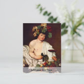 Bacchus door Caravaggio Briefkaart (Staand voorkant)
