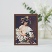 Bacchus door Michelangelo Merisi da Caravaggio Briefkaart (Staand voorkant)