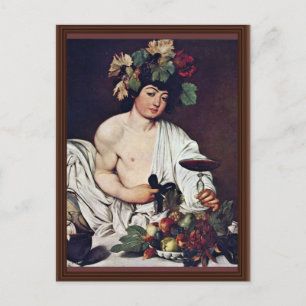 Bacchus door Michelangelo Merisi da Caravaggio Briefkaart