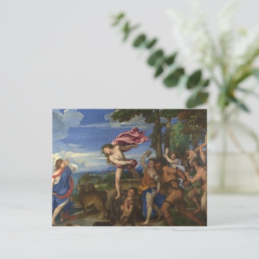 Bacchus en Ariadne Briefkaart (Staand voorkant)