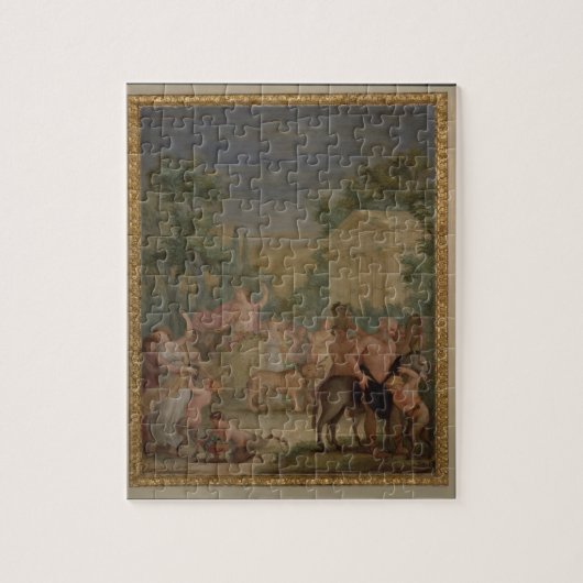 Bacchus en Ariadne (olie op het canvas) 2 Legpuzzel (Verticaal)