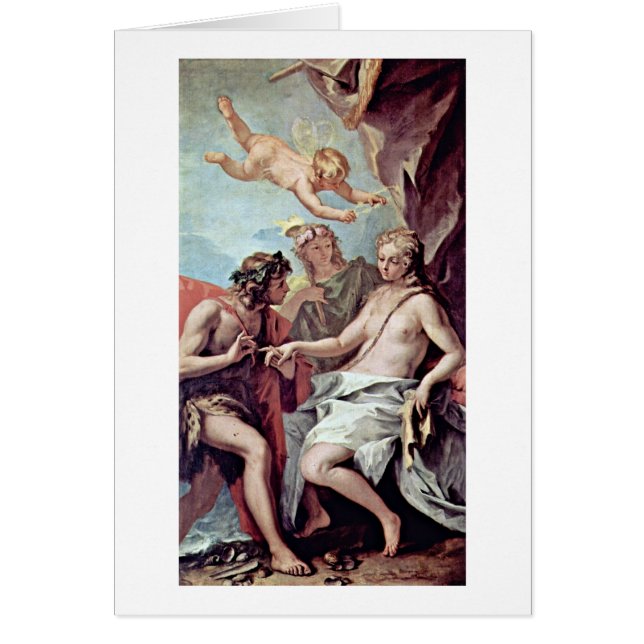 Bacchus en Ariadne van Sebastiano Ricci (Voorkant)