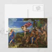 Bacchus en Ariadne van Titiaan Briefkaart (Voorkant / Achterkant)