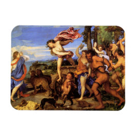 Bacchus en Ariadne van Titiaan Magneet