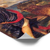 Bacchus en Ariadne " van Tizian (beste kwaliteit) Poster (Hoek)