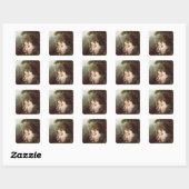 Bacchus en Ariadne Vierkante Sticker (Vel)