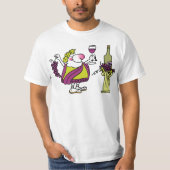 Bacchus en wijn t-shirt (Voorkant)