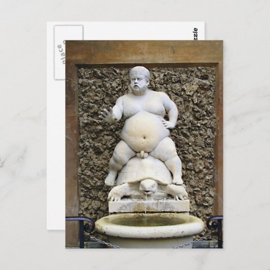 Bacchus Fountain Briefkaart (Voorkant / Achterkant)