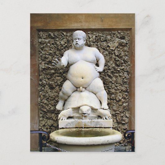 Bacchus Fountain Briefkaart (Voorkant)