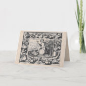 Bacchus/God Dionysus van Wijn Kaart (Voorkant)