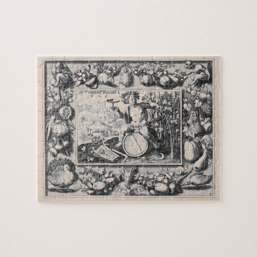 Bacchus God van wijn Legpuzzel (Horizontaal)
