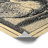 Bacchus God van wijn Poster (Hoek)