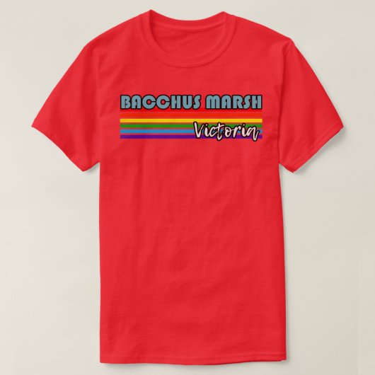 Bacchus Marsh Victoria Pride Bacchus Marsh LGBT G T-shirt (Design voorkant)