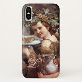 BACCHUS MET DRUIVEN EN WIJNMONOGRAM Case-Mate iPhone CASE (Achterkant)