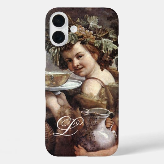 BACCHUS MET DRUIVEN EN WIJNMONOGRAM Case-Mate iPhone CASE (Achterkant)