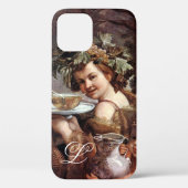 BACCHUS MET DRUIVEN EN WIJNMONOGRAM Case-Mate iPhone CASE (Achterkant)