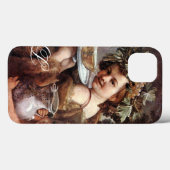 BACCHUS MET DRUIVEN EN WIJNMONOGRAM Case-Mate iPhone CASE (Achterkant (horizontaal))