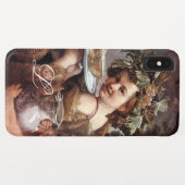 BACCHUS MET DRUIVEN EN WIJNMONOGRAM Case-Mate iPhone CASE (Achterkant (horizontaal))