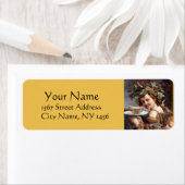 BACCHUS MET DRUIVEN EN WITTE WIJN ETIKET (Insitu)